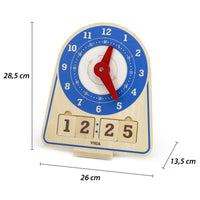 Koka pulkstenis "Learning Clock"