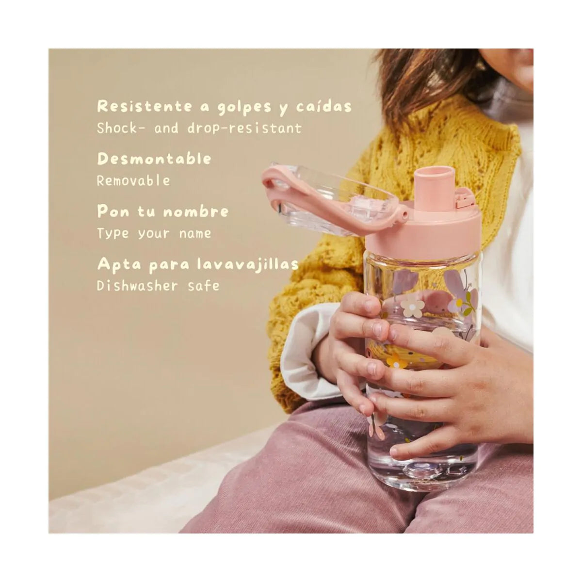 Ūdens pudele "Butterfly" (500 ml)