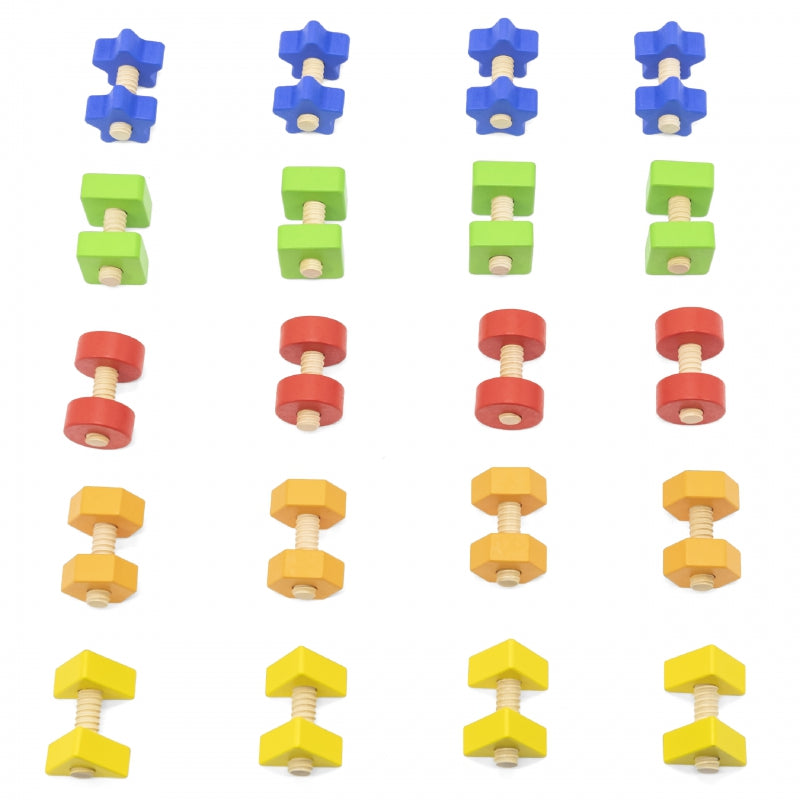 Koka sorteris "Skrūves un uzgriežņi"