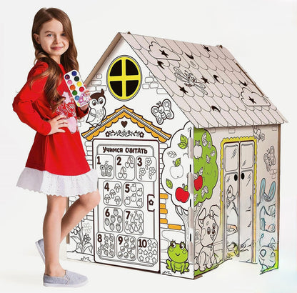 Krāsojamā kartona māja