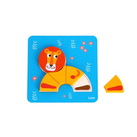 Koka puzle "6 in 1 Mini Animal Puzzle"