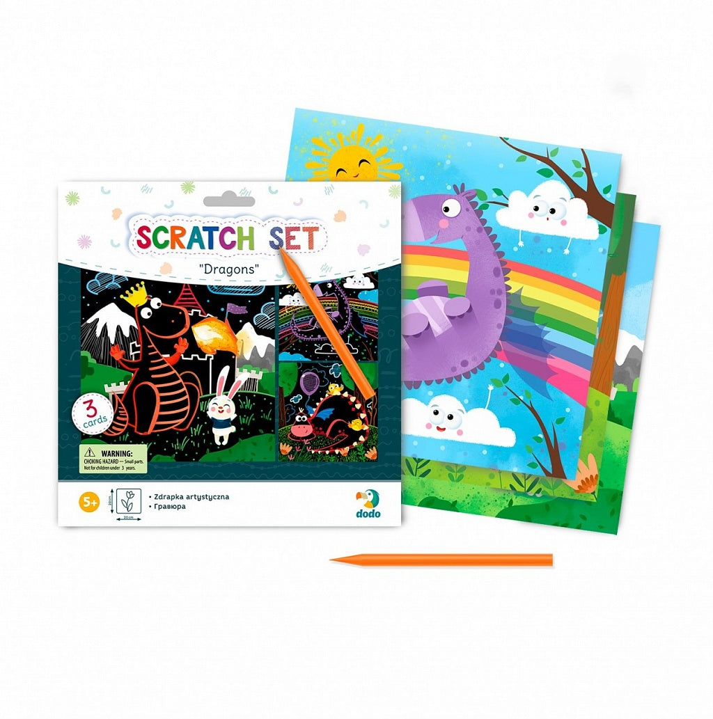 Набор для творчества "Scratch Set. Dragons"
