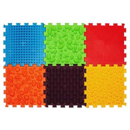 Ortopēdisko paklājiņu komplekts "Puzzle 6+6"