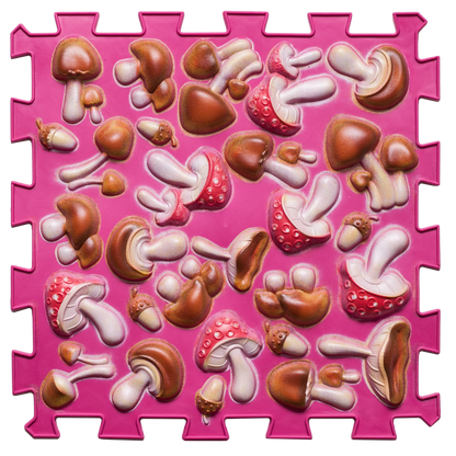Ortopēdisko paklājiņu komplekts "Pink Mushroom 6"