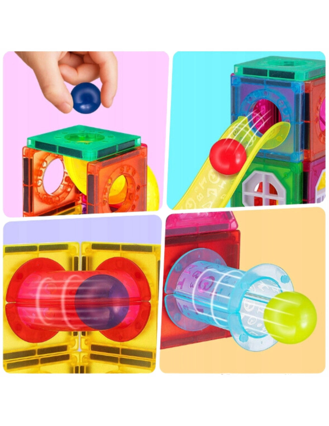 3D Magnētiskais konstruktors-trase (42 detaļas)