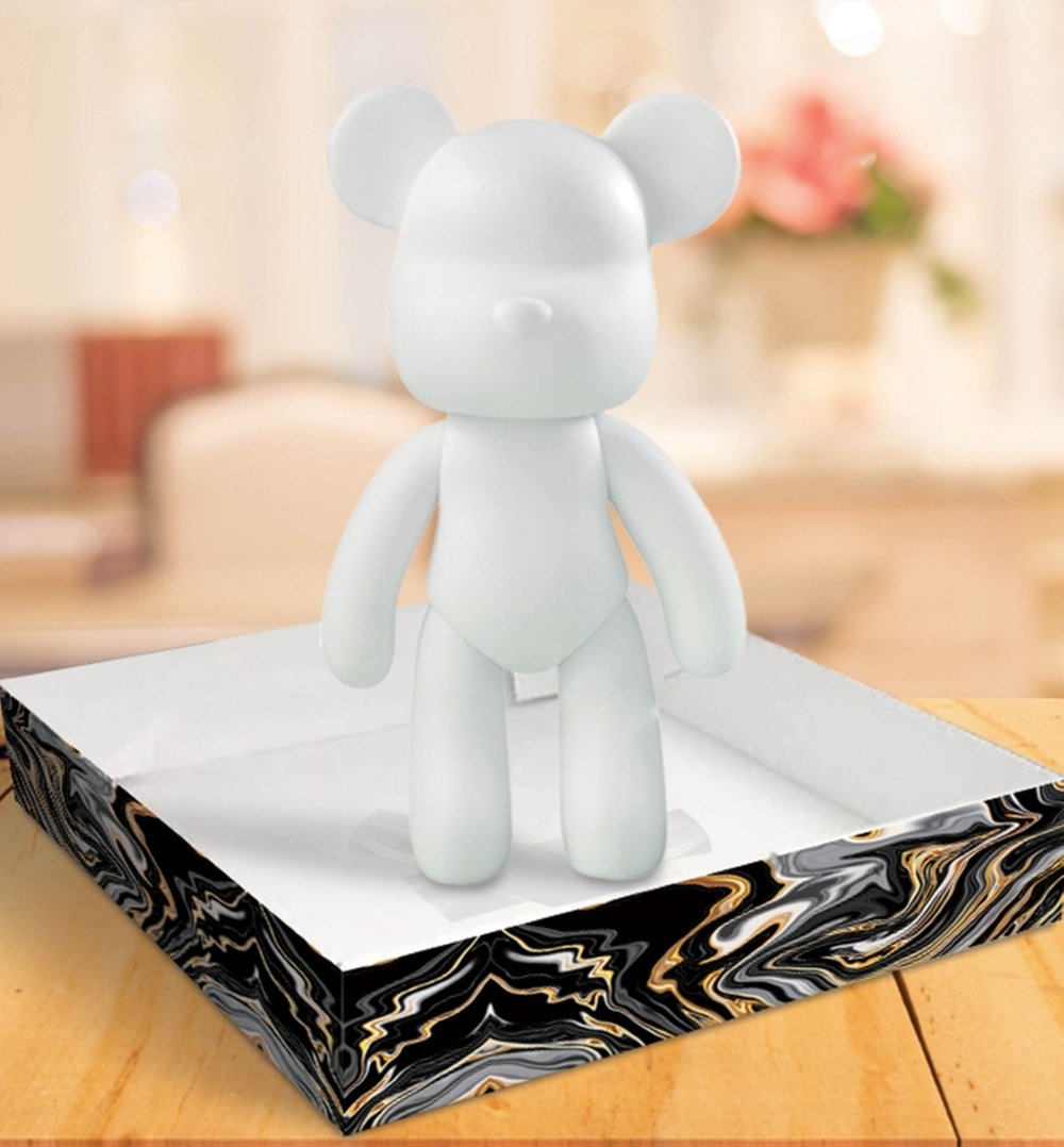 Radošais komplekts 'Marble Bear Metallic