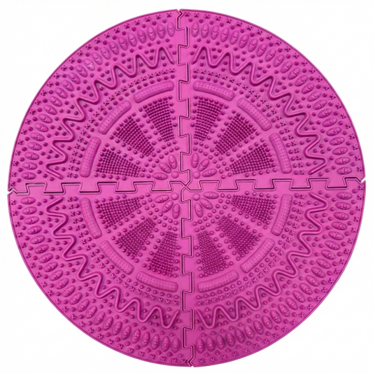 Masāžas paklājs "Spikes. PINK" (4 moduļi)