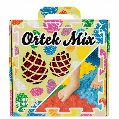 Ortopēdisko paklājiņu komplekts "Puzzle Mix 12 + STONES"