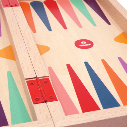 Galda spēļu komplekts: šahs, nardi, dambrete