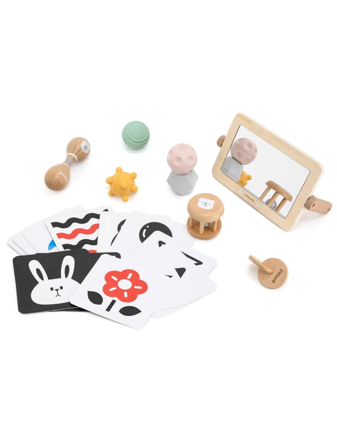 Attīstošo rotaļlietu komplekts (0-6 mēn.)