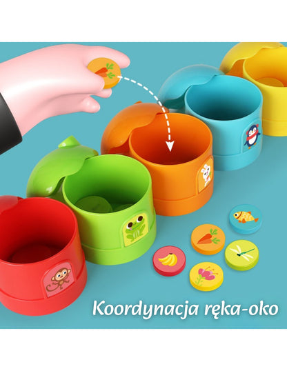 Spēle-sorteris "Rainbow House Classification"