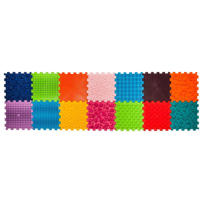 Ortopēdisko paklājiņu komplekts "Puzzle 14+8"