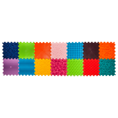 Ortopēdisko paklājiņu komplekts "Puzzle 14+8"