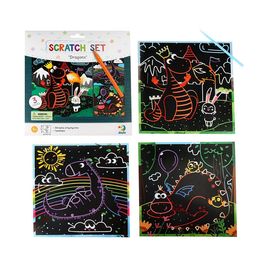 Набор для творчества "Scratch Set. Dragons"
