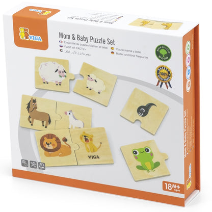 Koka puzle "Mom and Baby"