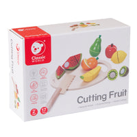 Koka augļu griešanas komplekts "Cutting Fruit"