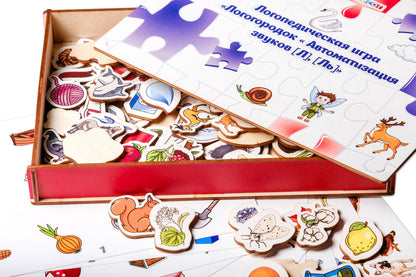 Logopēdiskā spēle "Logopilsēta. [L/Ļ] skaņu automatizācija"