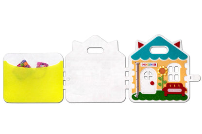 Книжка-игрушка из фетра "Дом Котофея"