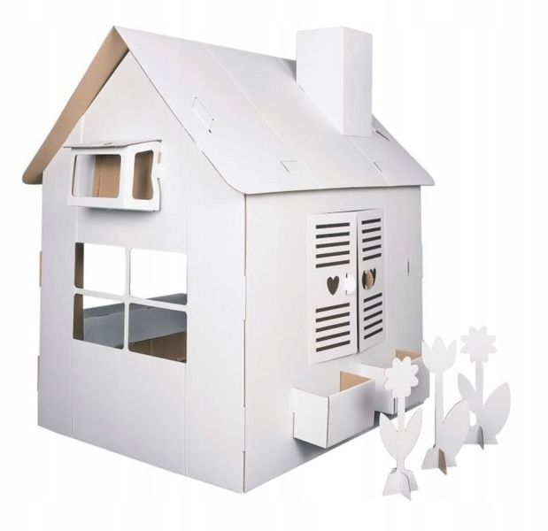 Krāsojamā kartona māja "Blooming House"
