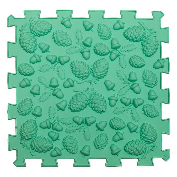 Ortopēdisko paklājiņu komplekts "Puzzle Mix Pastel 8"