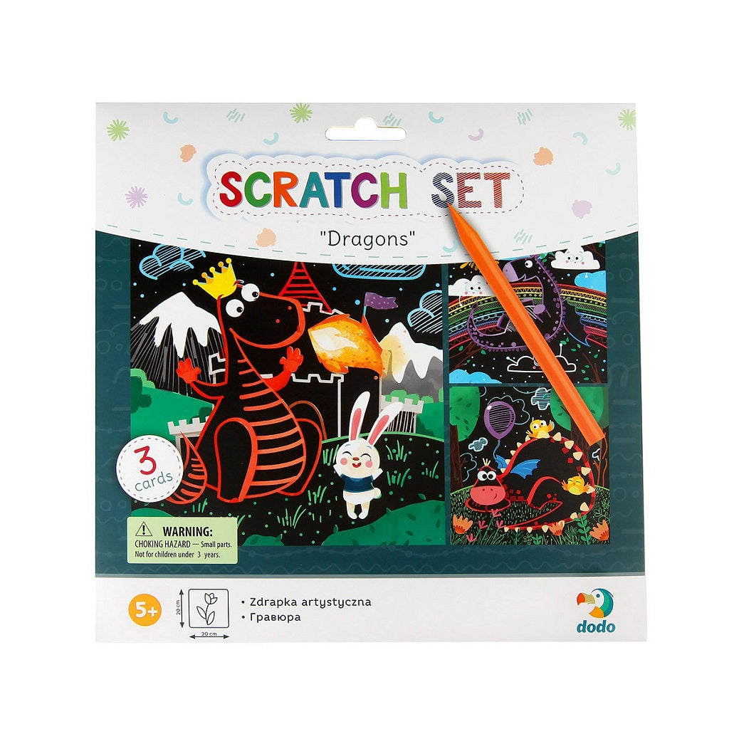 Набор для творчества "Scratch Set. Dragons"