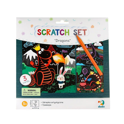 Набор для творчества "Scratch Set. Dragons"