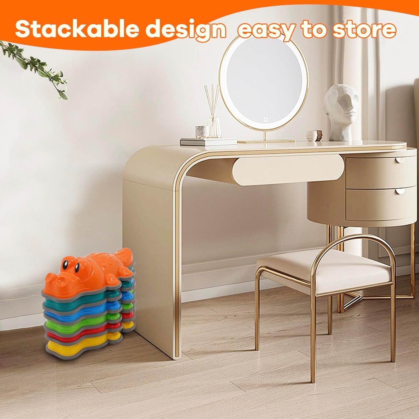 Sensorais balansa/līdzsvara celiņš "Crocodiles"