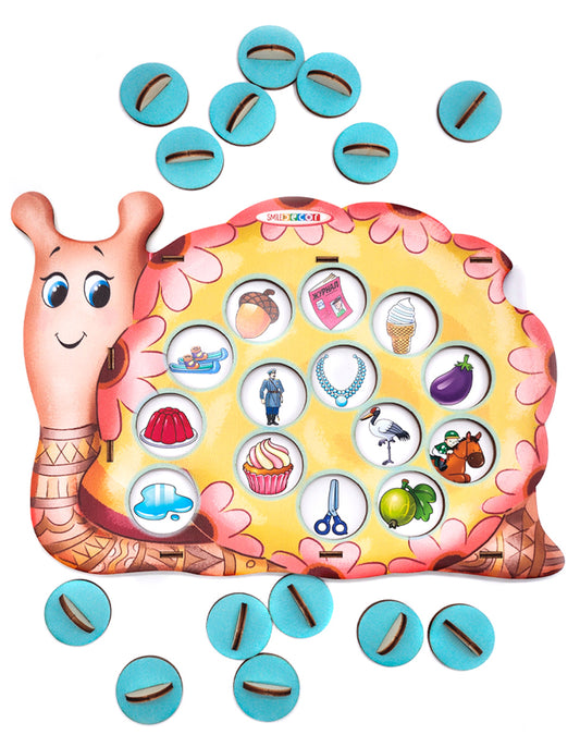 Logopēdiskā spēle "Logogliemezis. Skaņu automatizācija"