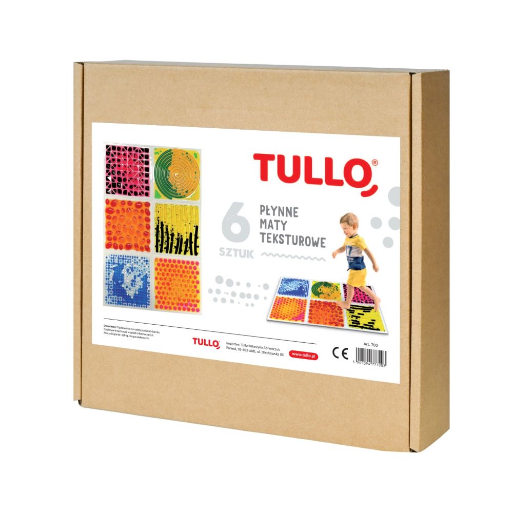 Teksturēti paklājiņi ar šķidrumu "Textured Liquid Mats" (6 gab.)