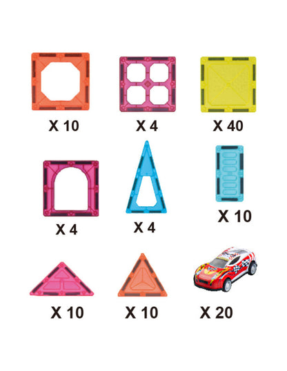 Magnētiskais konstruktors "Parking" (112 det.)