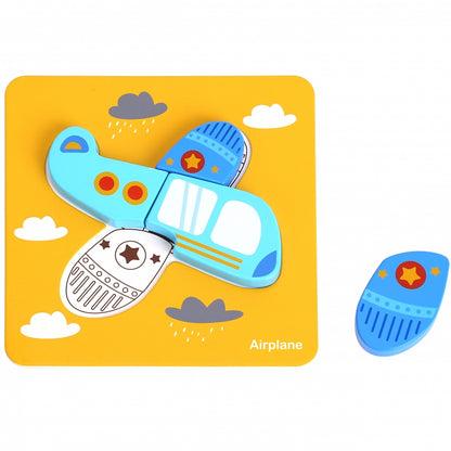 Деревянный пазл "Mini Transportation"