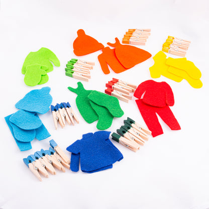 Attīstošā rotaļlieta-sorteris "Knaģējam-spēlējam"