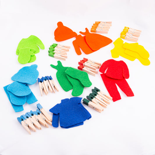 Attīstošā rotaļlieta-sorteris "Knaģējam-spēlējam"