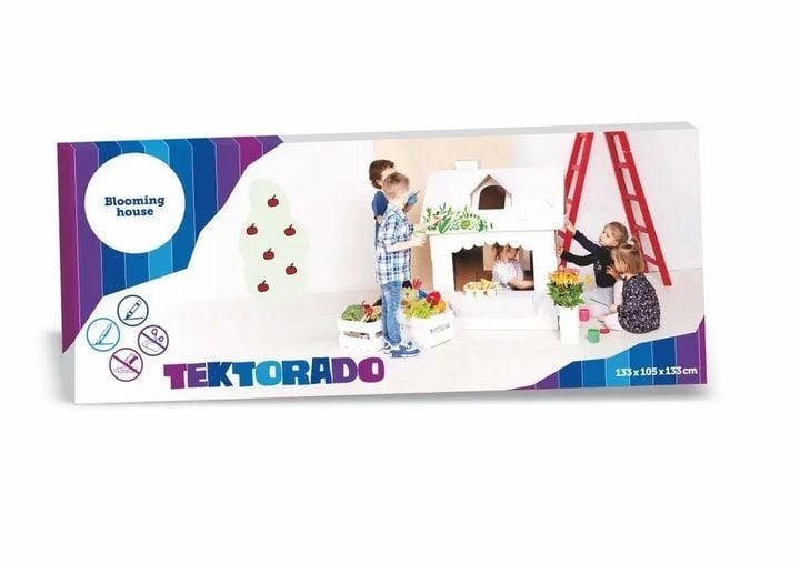 Krāsojamā kartona māja "Blooming House"