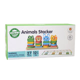 Koka piramīda "Animals Stacker"