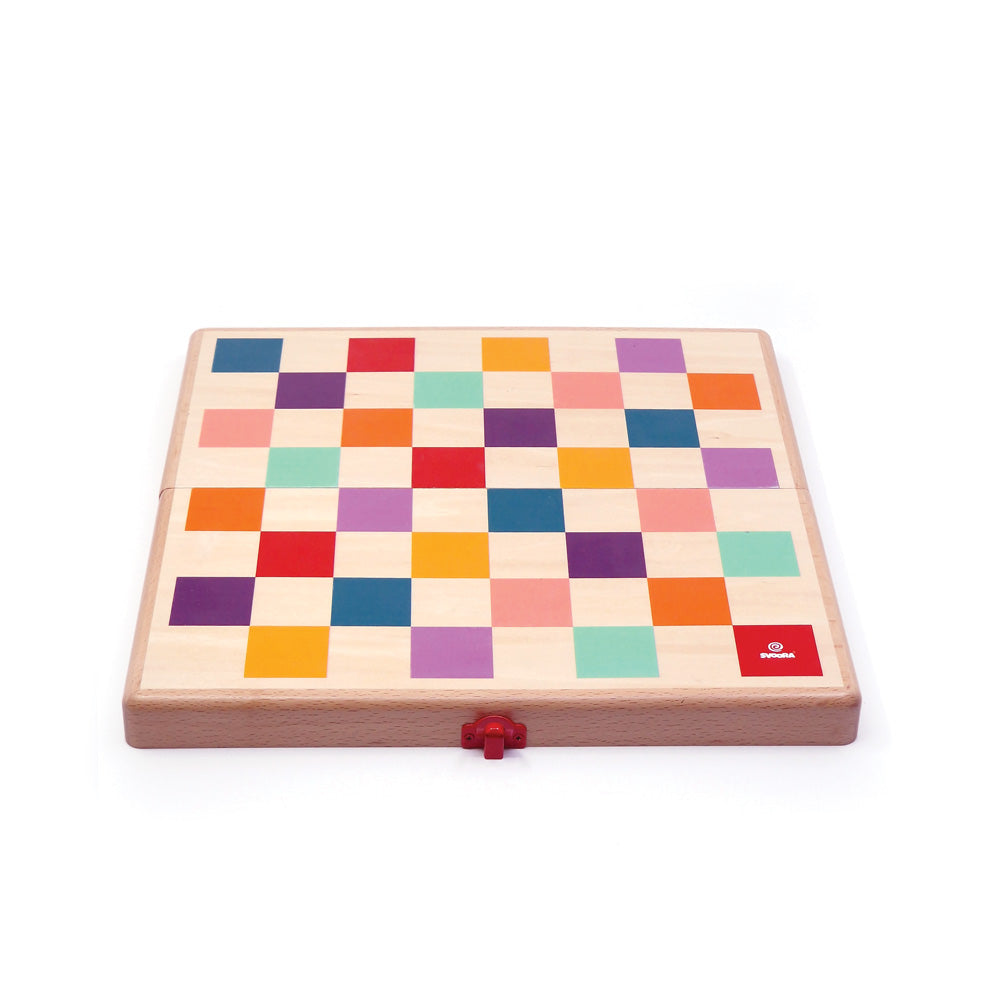 Galda spēļu komplekts: šahs, nardi, dambrete