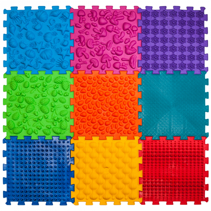 Ortopēdisko paklājiņu komplekts "Puzzle Mega Mix 9"