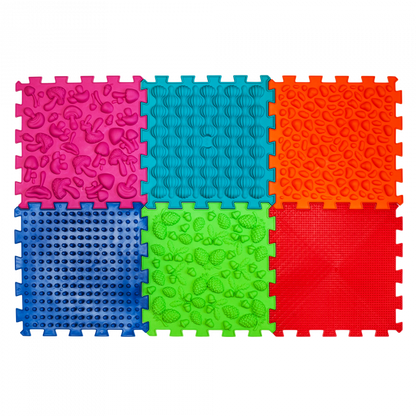 Ortopēdisko paklājiņu komplekts "Puzzle Mega Mix 6"