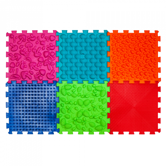 Ortopēdisko paklājiņu komplekts "Puzzle Mega Mix 6"