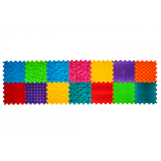 Ortopēdisko paklājiņu komplekts "Puzzle Mega Mix 14"