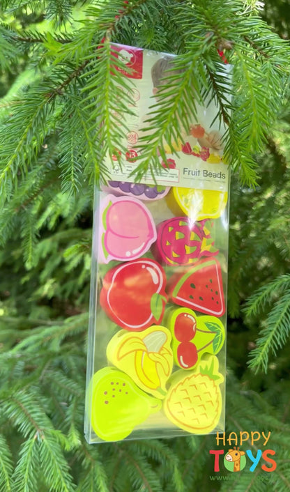 Деревянная игра-шнуровка "Fruit Beads"