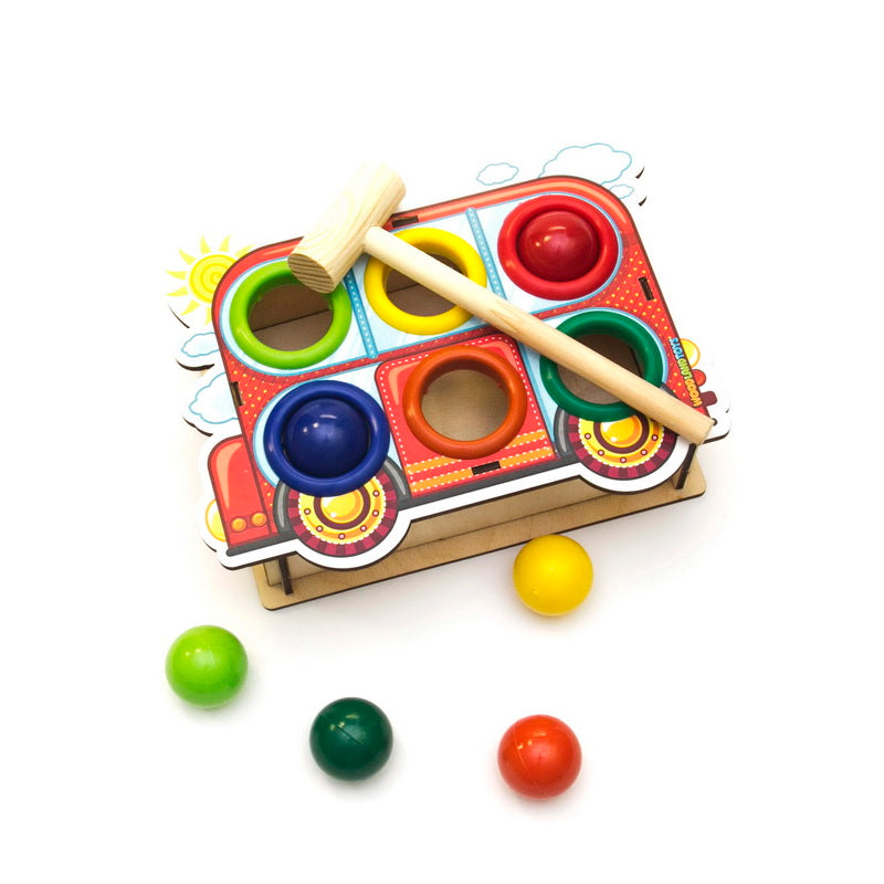 Деревянная стучалка "Автобус"