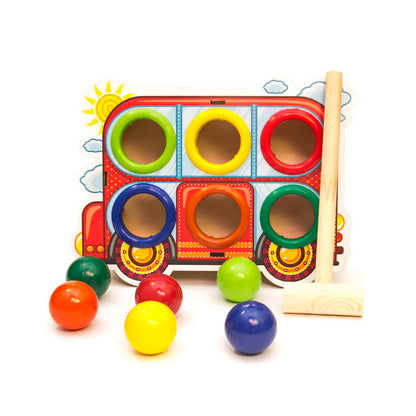 Деревянная стучалка "Автобус"