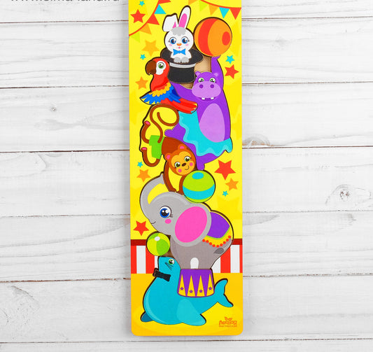 Деревянная рамка-вкладыш "Цирк"