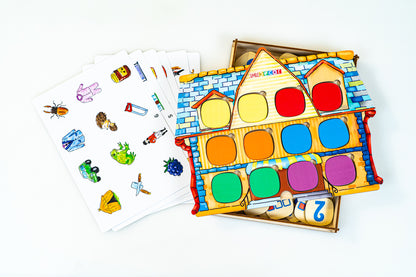 Logopēdiskā spēle "Logopilsēta/Māja"