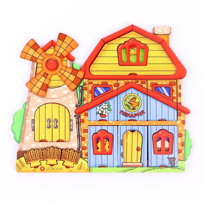 Деревянная рамка-вкладыш "Пекарня"