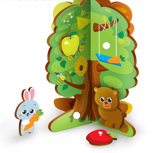 3D game with stickers "Seasons"