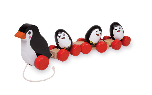 Pull-along Toy Penguin Family
