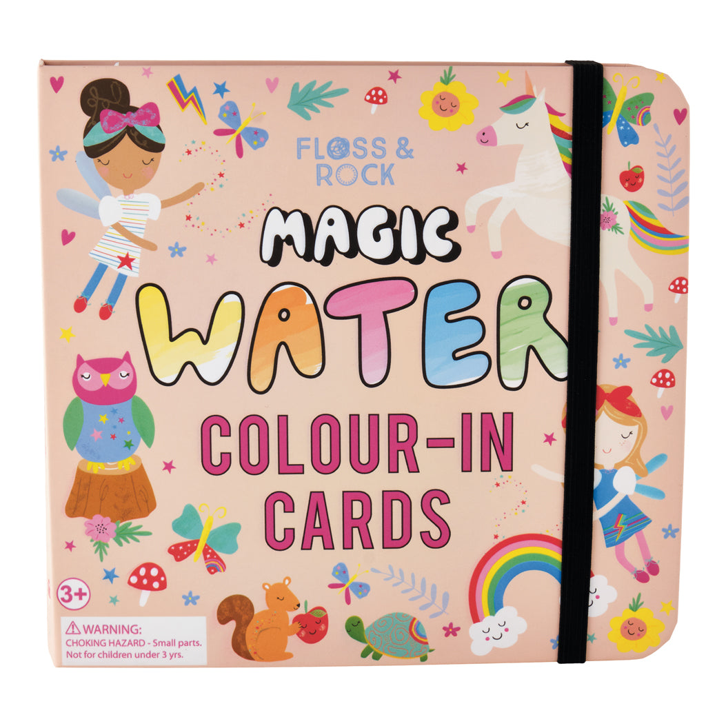 Magic water colour-in cards "Fairy"