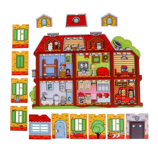 Деревянная рамка-вкладыш "Уютный дом"